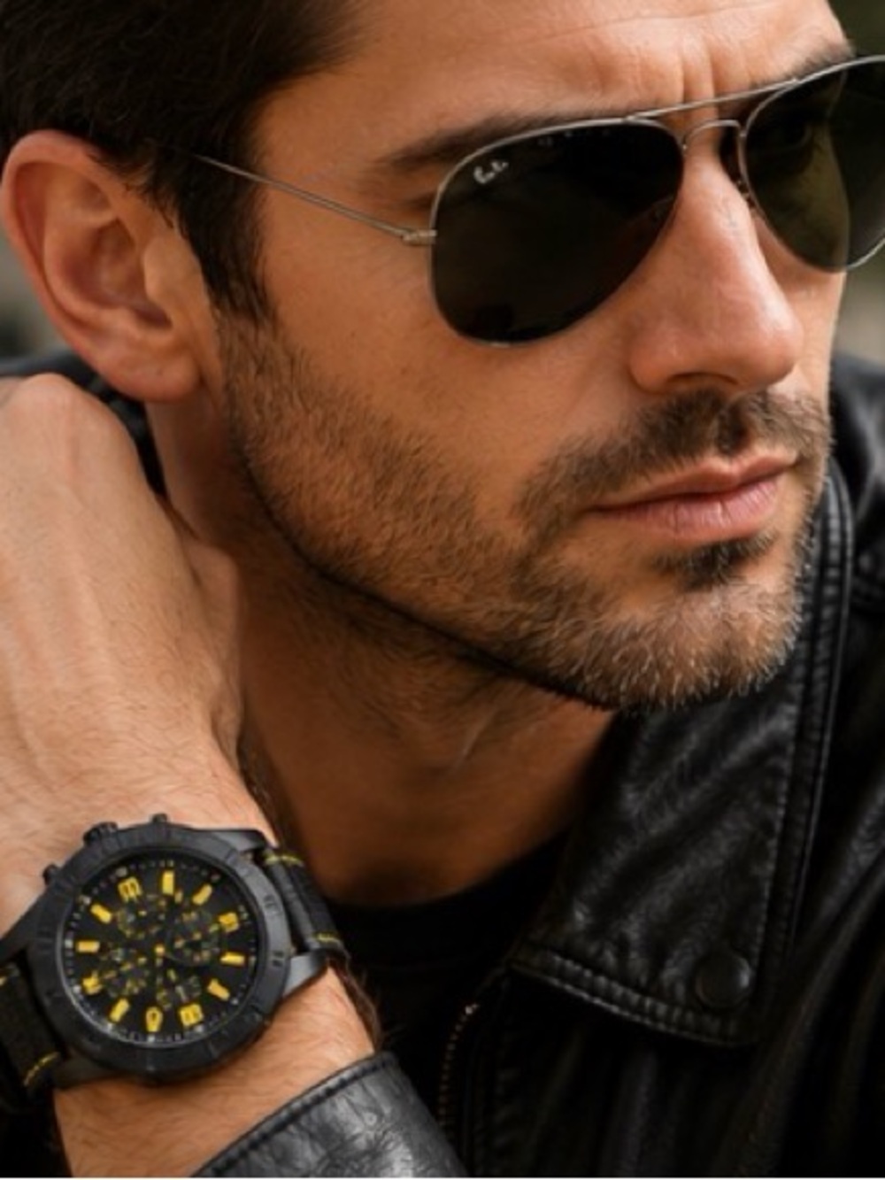 Invicta Ocean Voyage Chronograph 46287 Men’s Black & Yellow Watch New